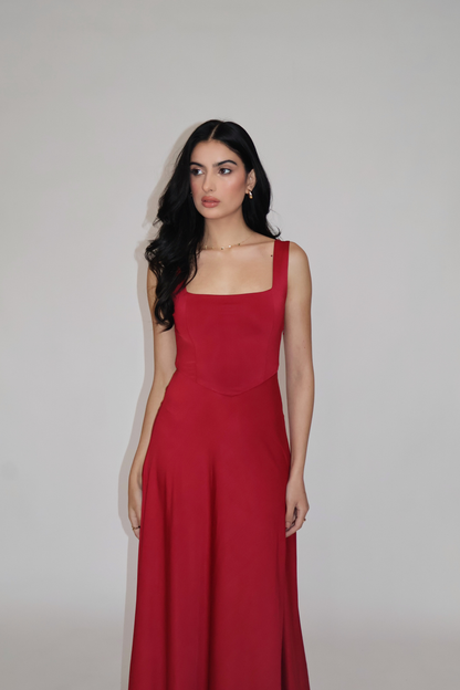 ROSÉ DRESS - (Cherry)