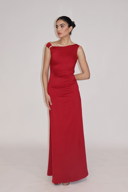 PICCANTE DRESS - (Cherry)