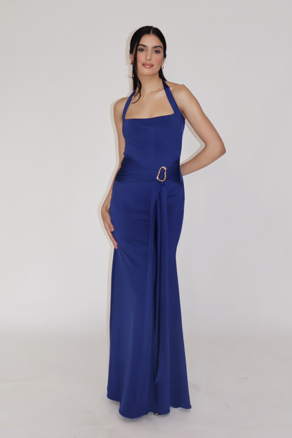 MIMOSA DRESS - (Navy)