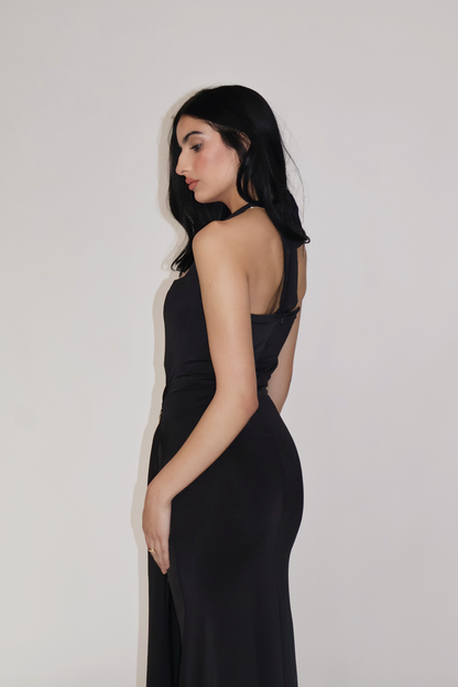 MIMOSA DRESS - (Onyx)