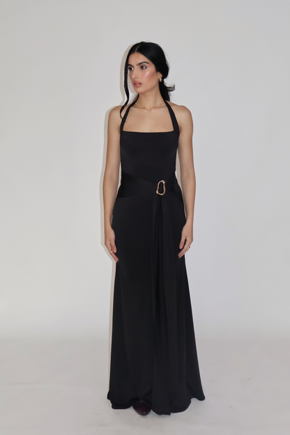 MIMOSA DRESS - (Onyx)
