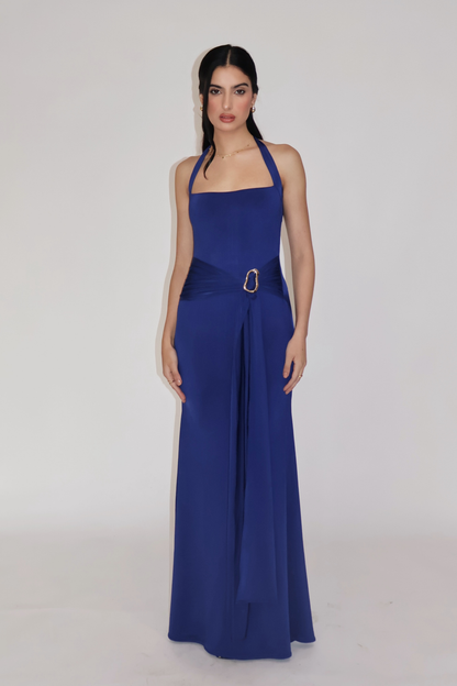 MIMOSA DRESS - (Navy)