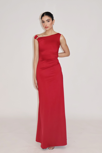 PICCANTE DRESS - (Cherry)