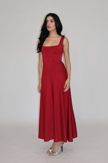 ROSÉ DRESS - (Cherry)