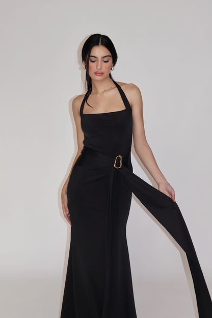 MIMOSA DRESS - (Onyx)