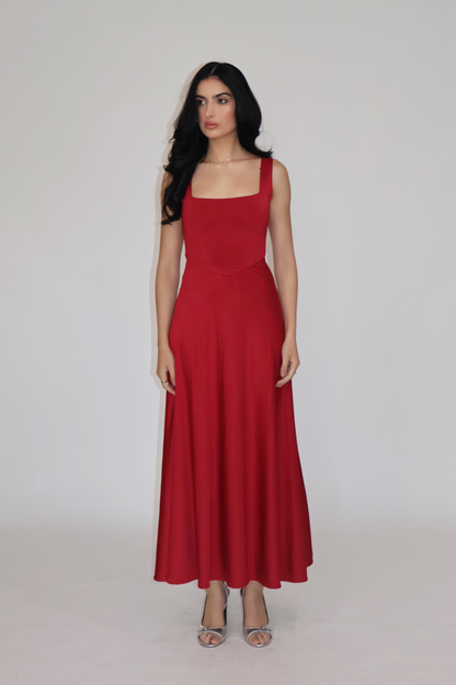 ROSÉ DRESS - (Cherry)