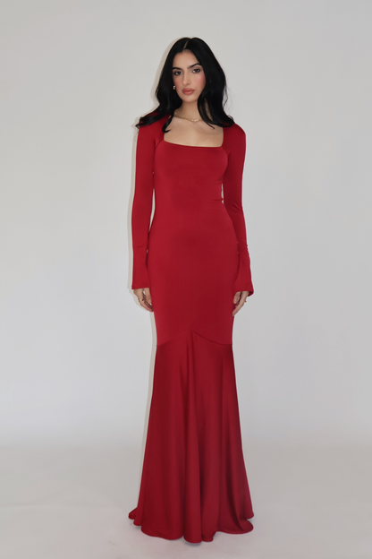 MARTINI DRESS - (Cherry)