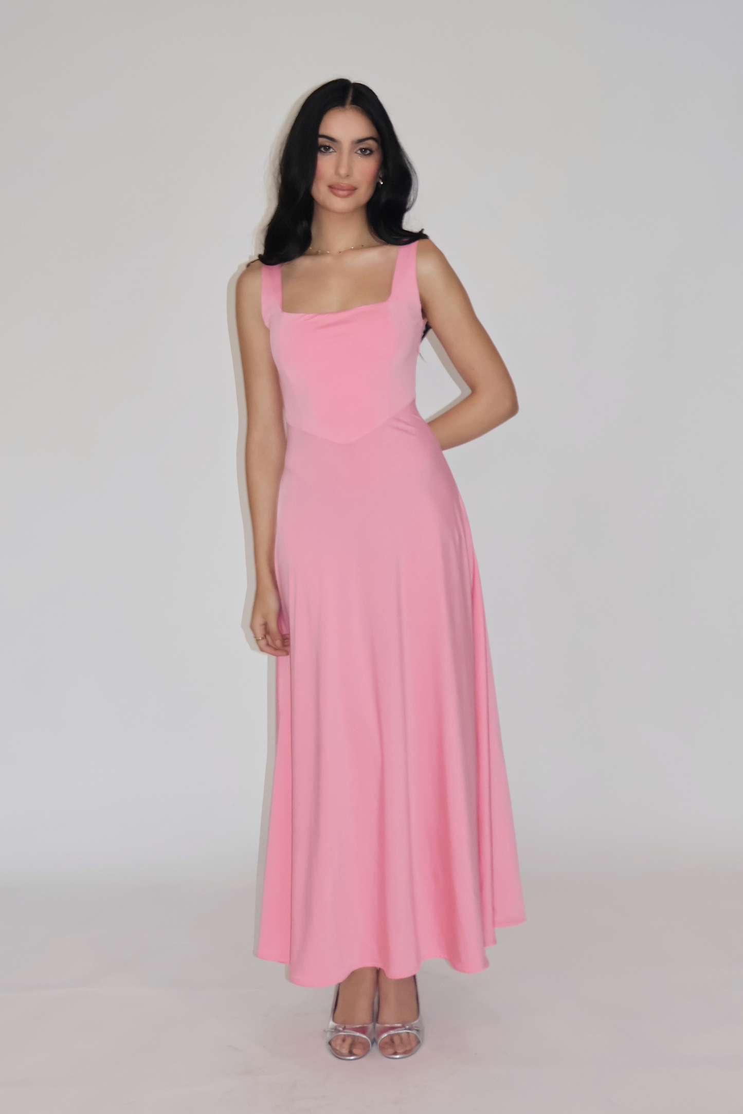 ROSÉ DRESS - (Flamingo)