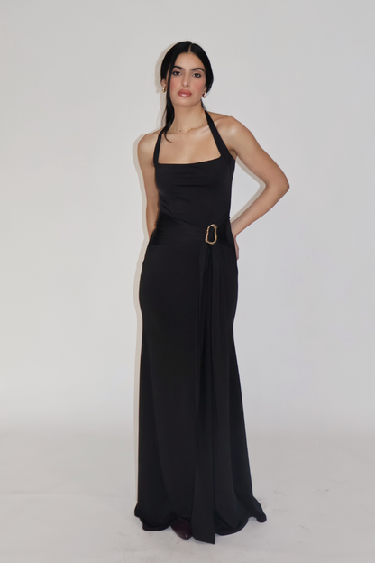 MIMOSA DRESS - (Onyx)