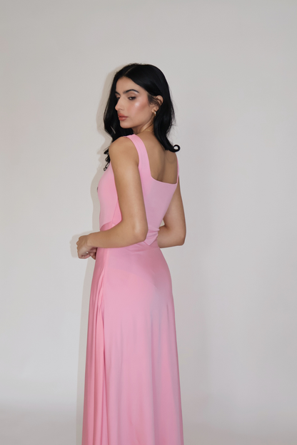 ROSÉ DRESS - (Flamingo)